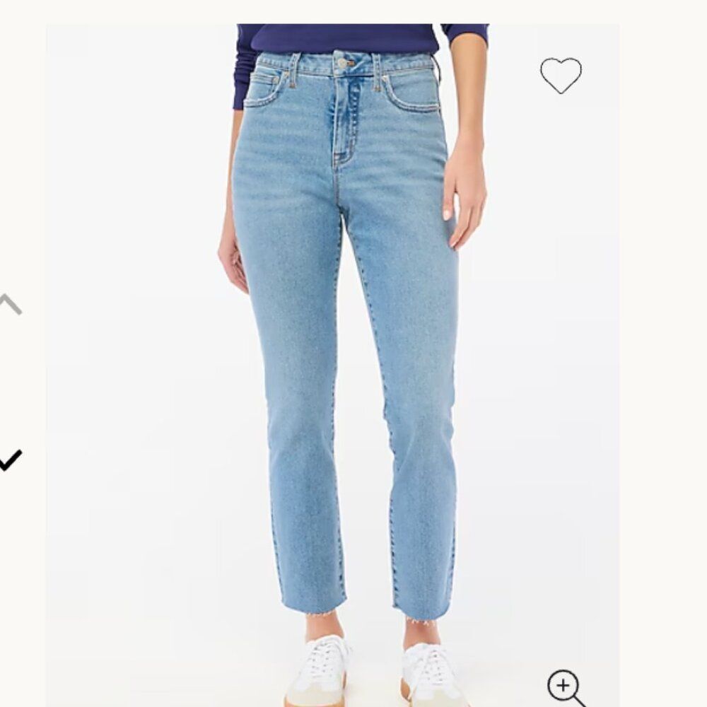 J. Crew Factory Women's Straight Leg Jeans - Light Blue